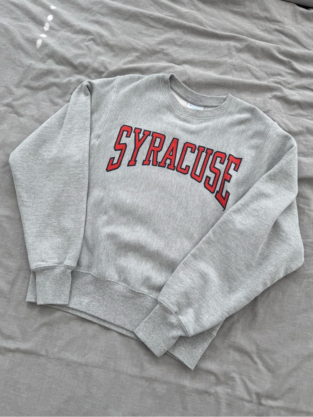 Champion Reverse Weave Syracuse Uni Embroidered Unisex Sweatshirt / Crewneck